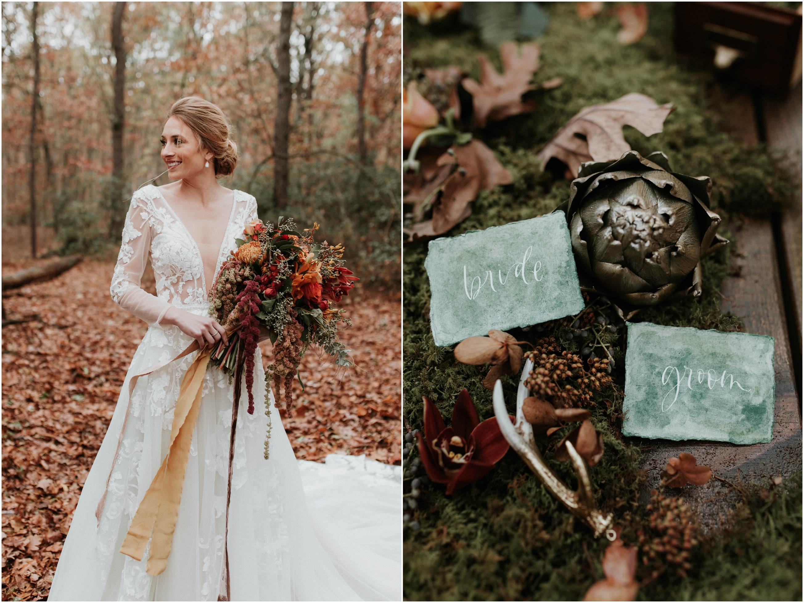 Fall November Styled Bridal Wedding Inspiration East Brunswick New Jersey Photographer