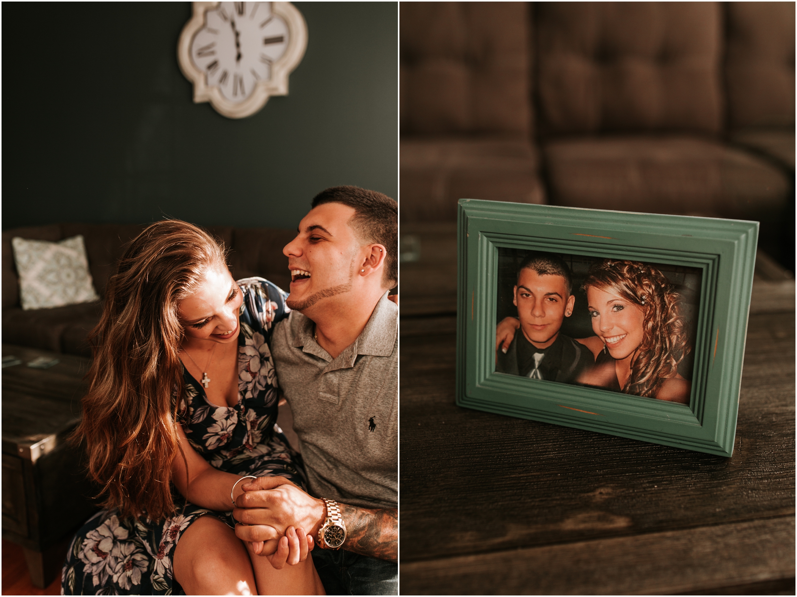 New Jersey Couple Nature In Home Engagement Session Tori Kelner Photography
