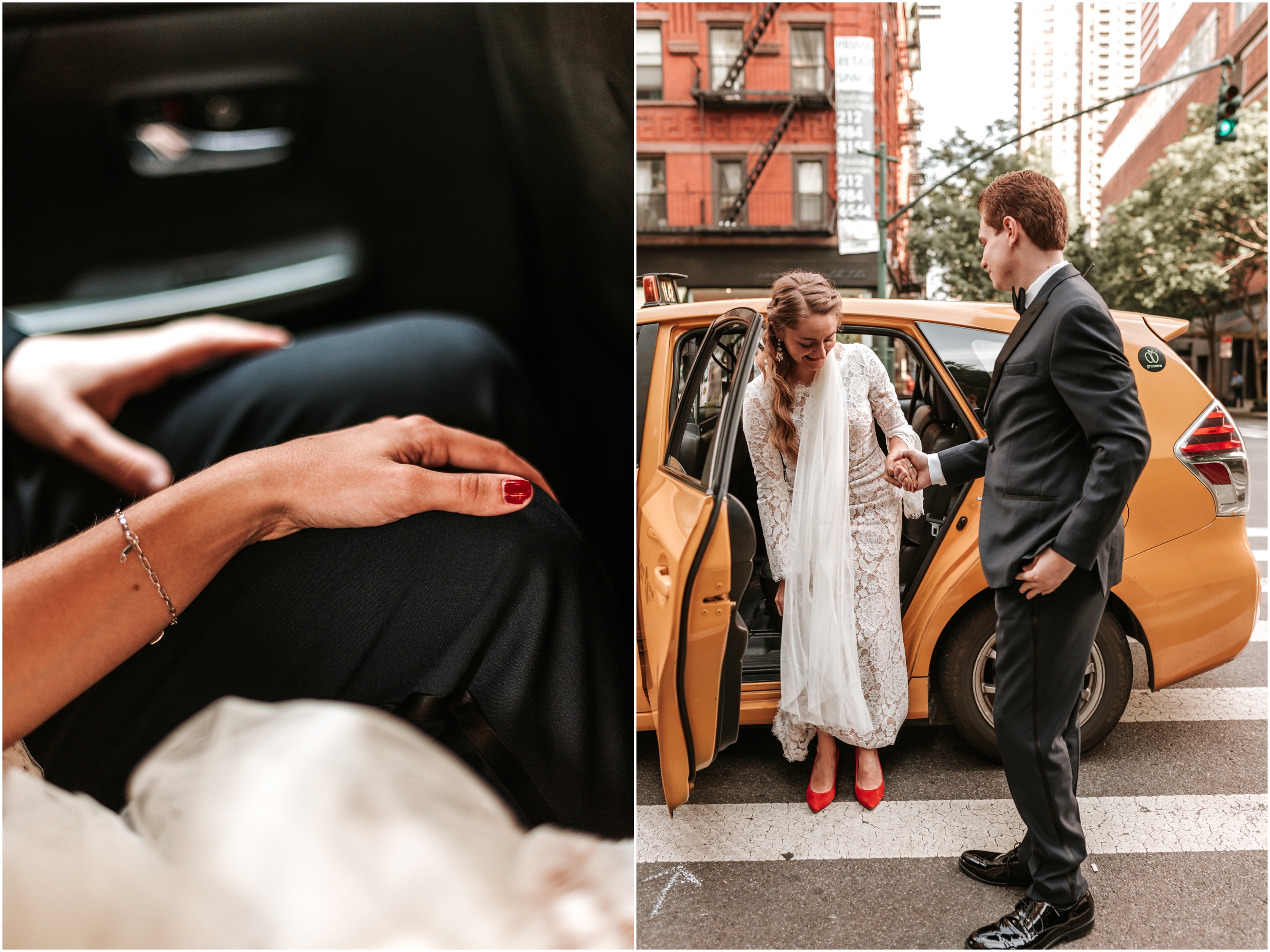 Manhattan Yacht Cruise Spring Bride Groom Wedding New Jersey Photographer