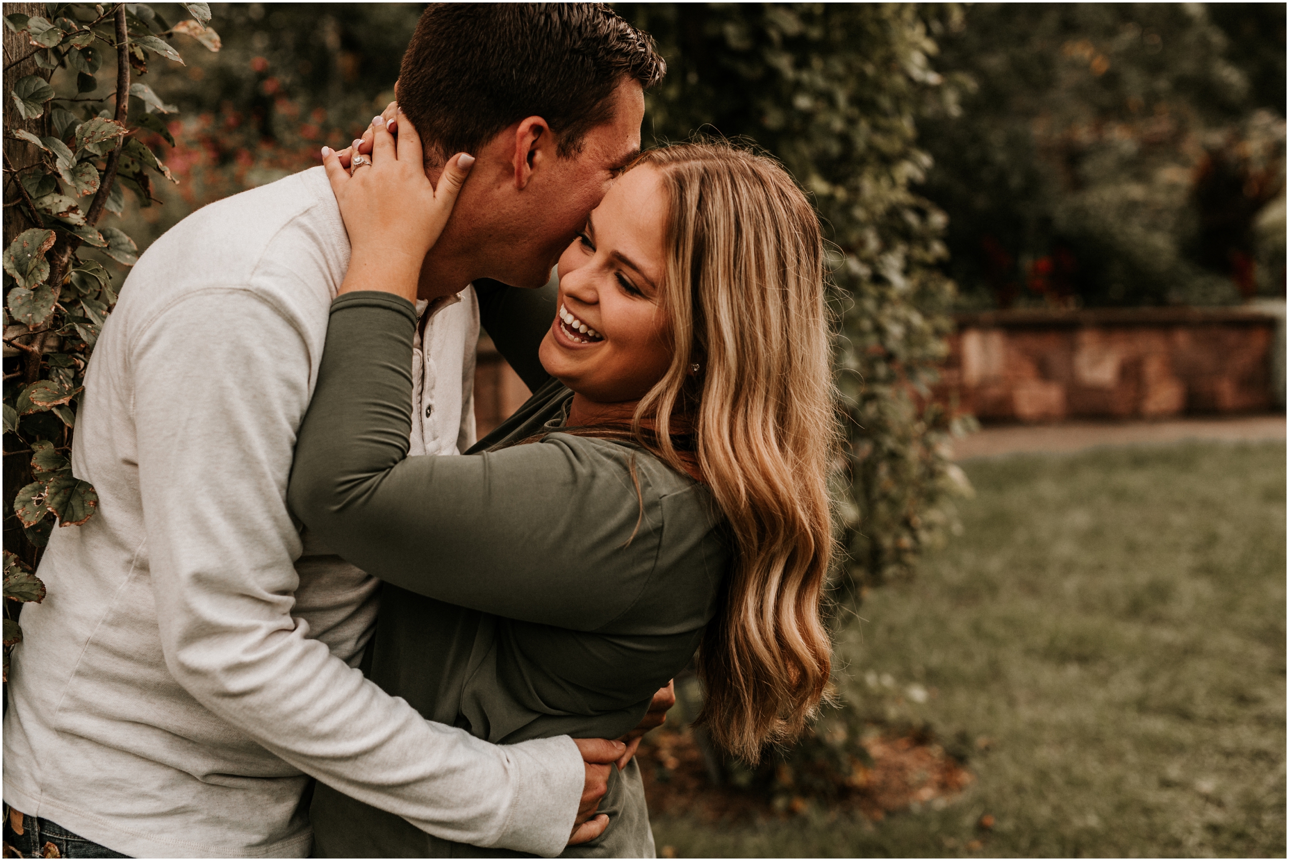 Colonial Park Rose Garden Fall Engagement Session New Jersey NJ Wedding Photographer