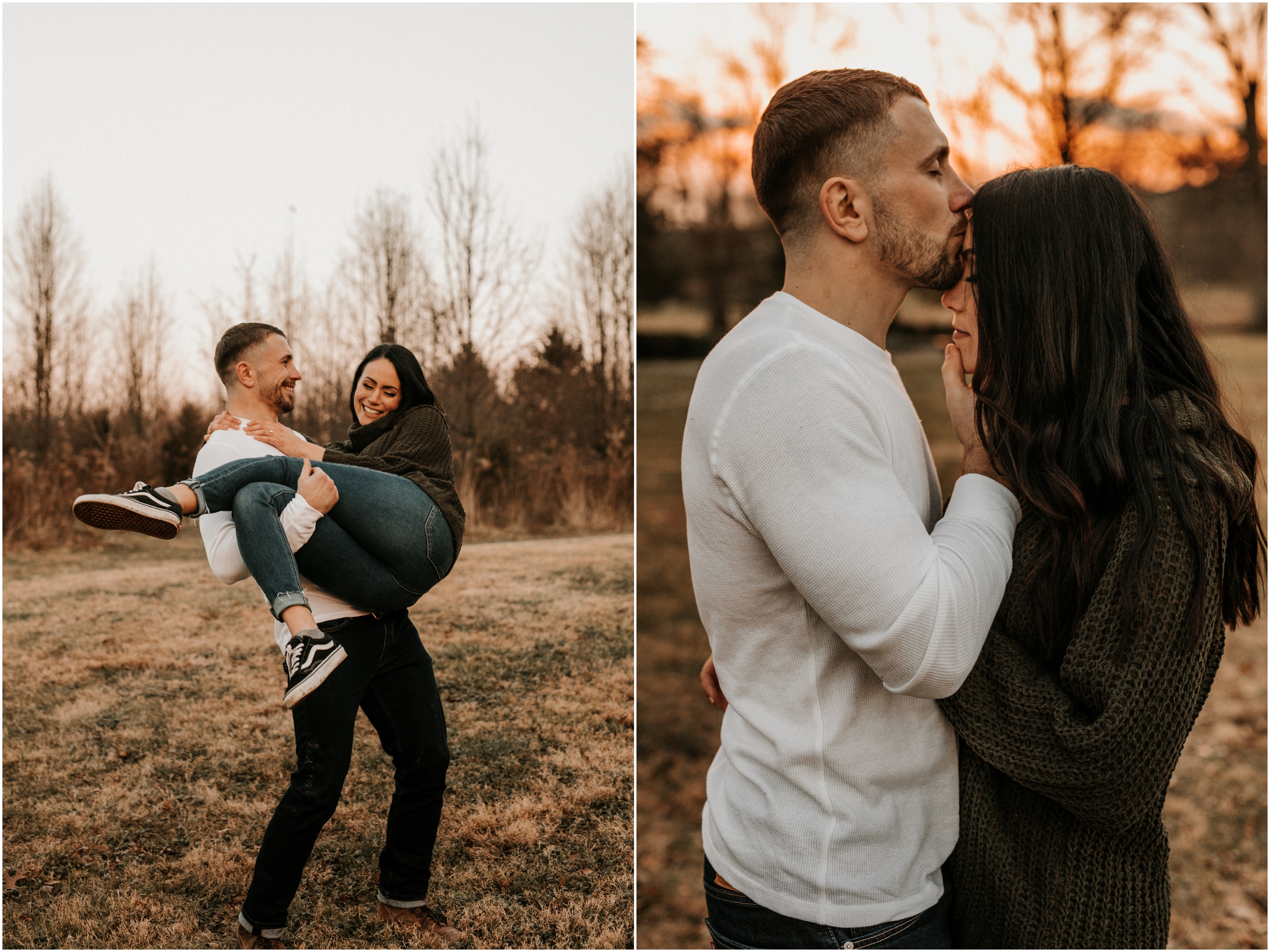 Stone Cottage Barn New Hope PA In Home Engagement Session Cozy Winter Christmas Holiday NJ Wedding Photographer