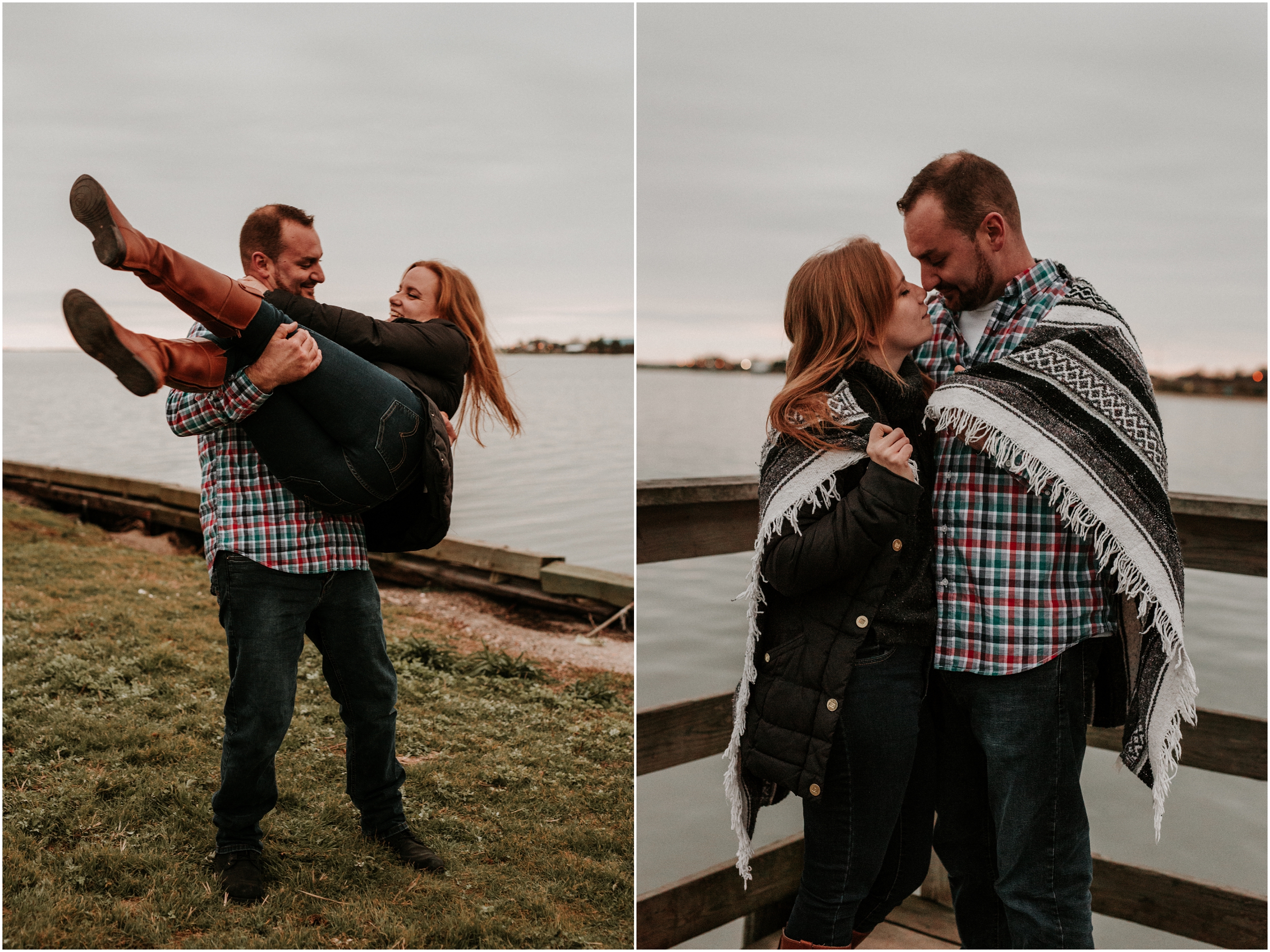 Long Island NY In Home Engagement Session Cozy Fall NJ Wedding Photographer