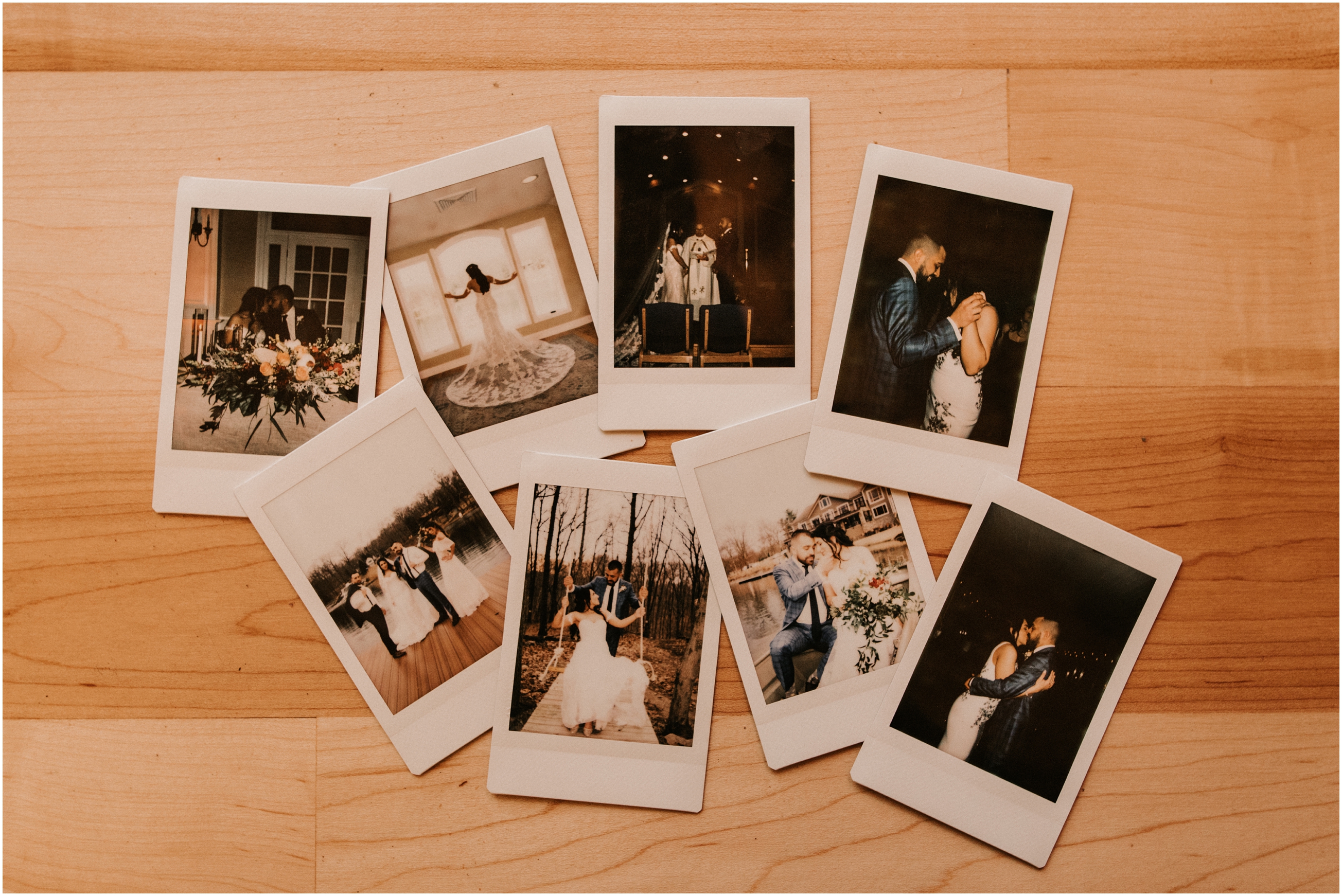 wedding polaroids