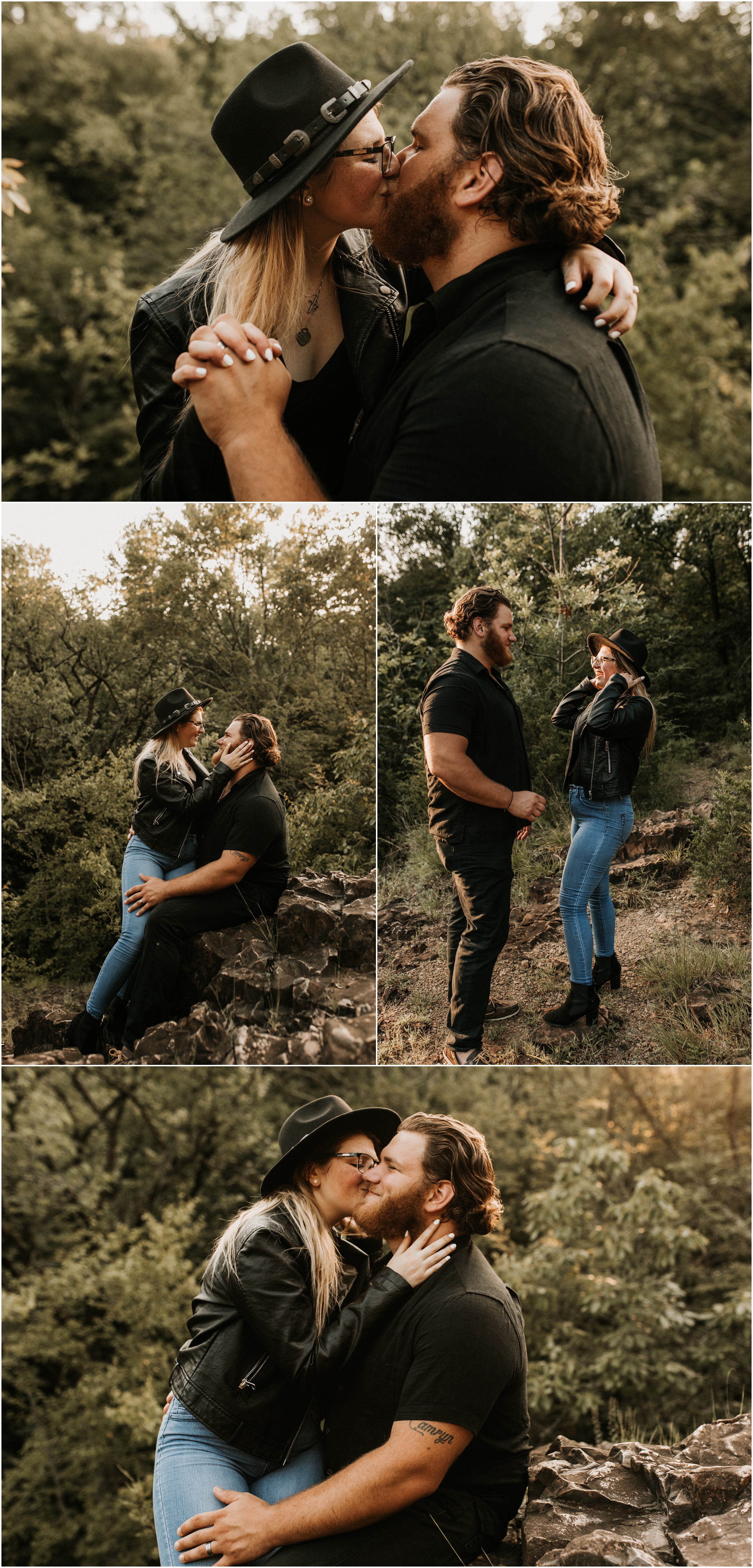 couple in love at south mountain reservation