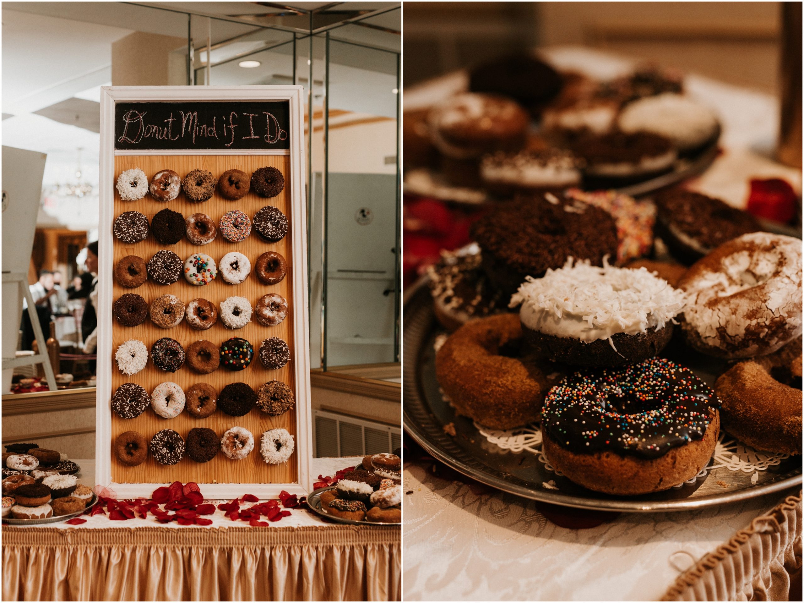 Lakewood Country Club Wedding NJ Wedding Reception Donut Dessert Bar
