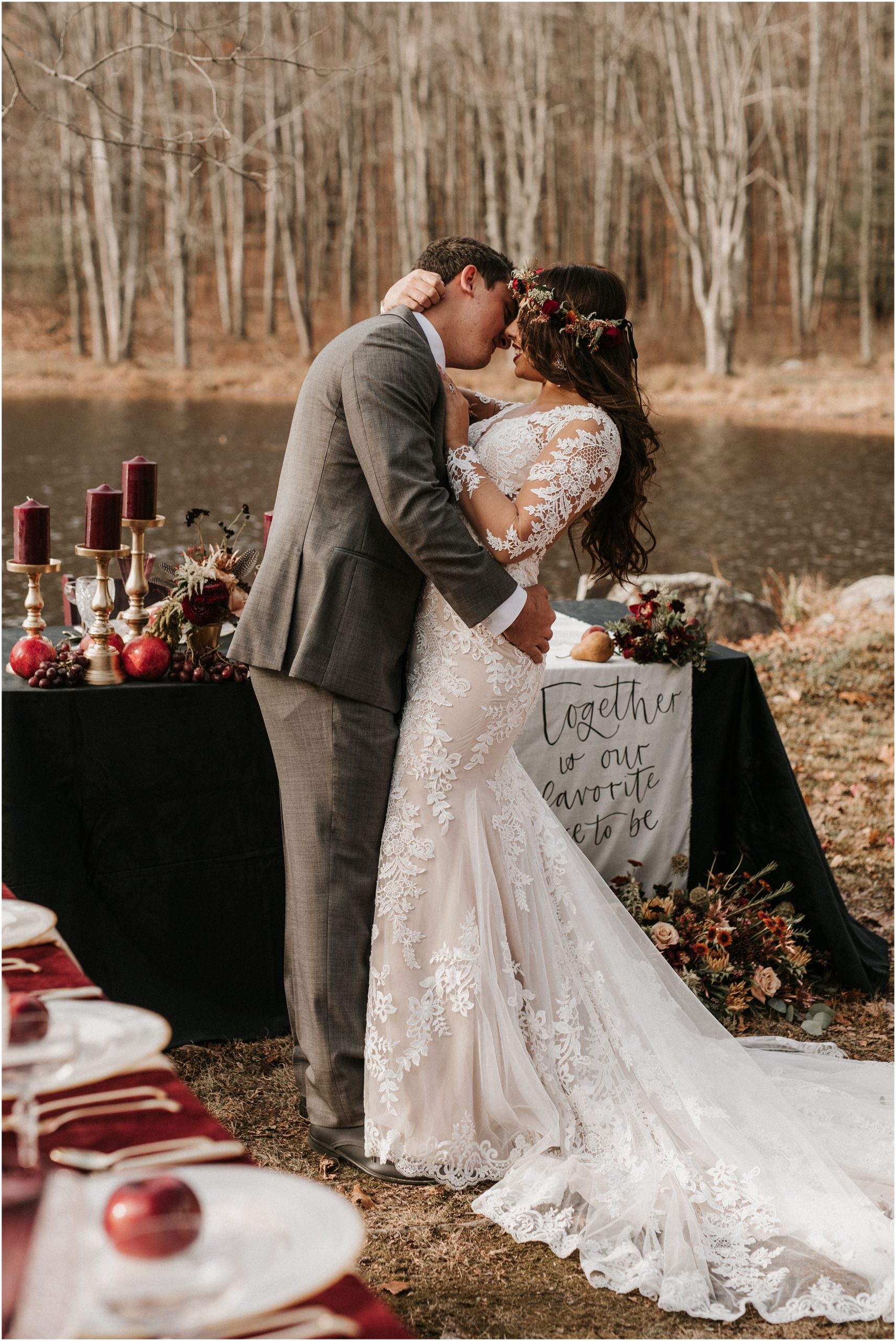 Fall Whimsical Outdoor Styled Wedding Portraits