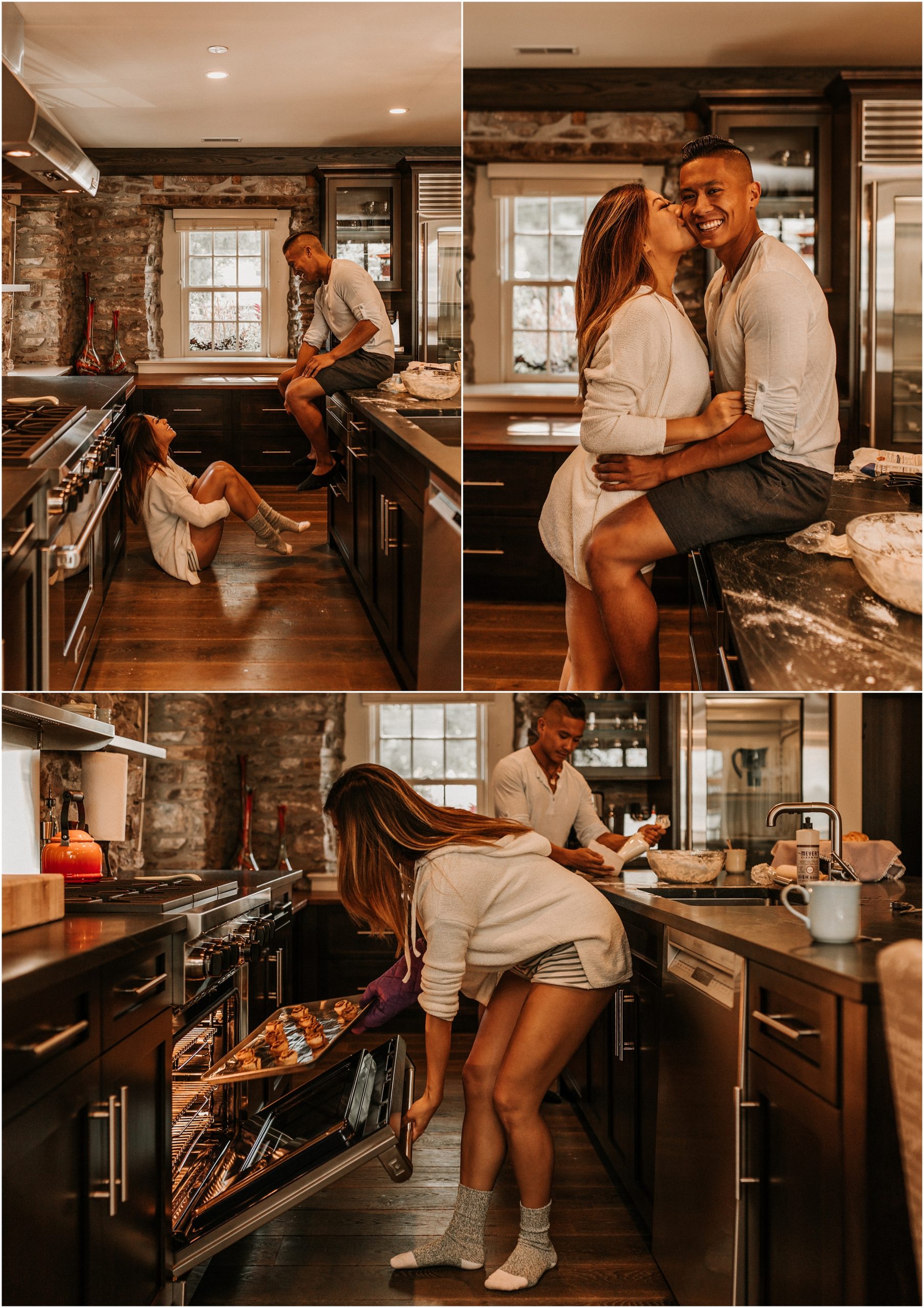 In-Home Baking Couples Session at The Carriage House of New Hope, PA