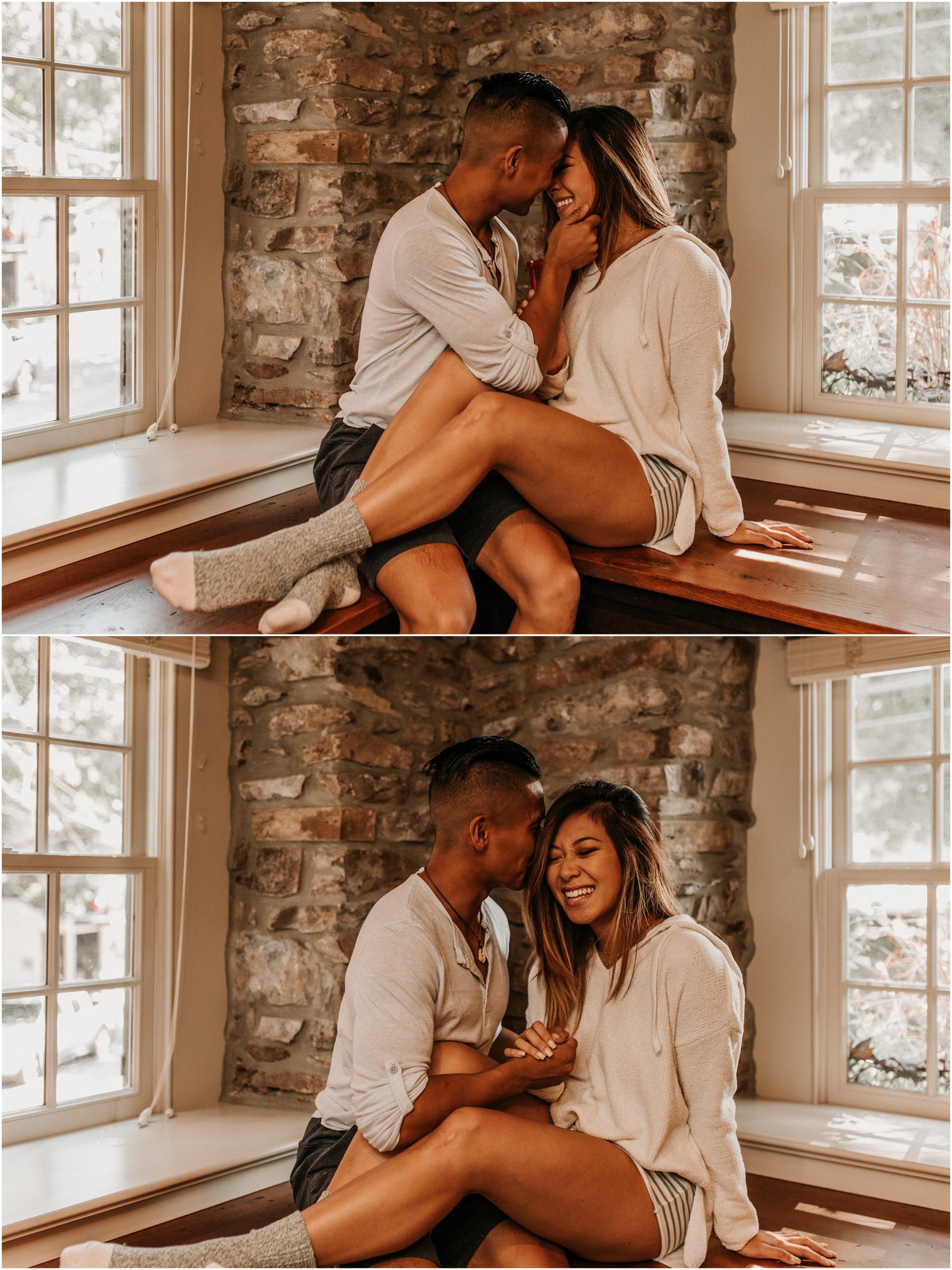 In-Home Baking Couples Session at The Carriage House of New Hope, PA