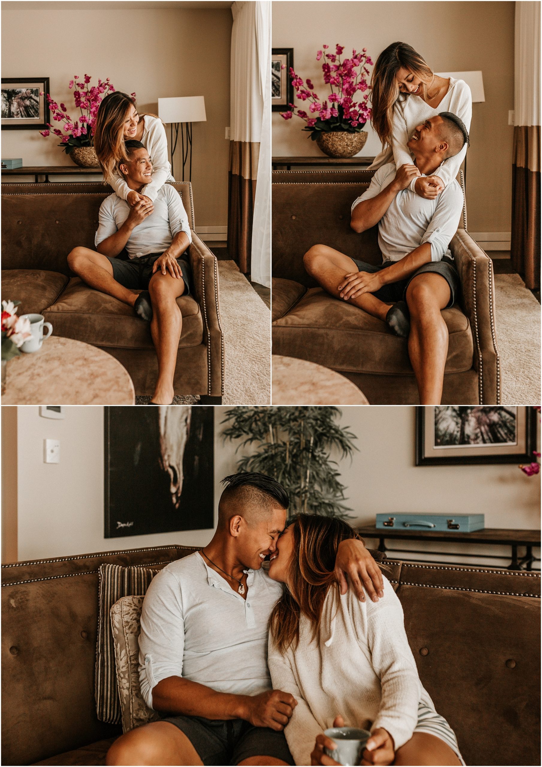 In-Home Couples Session at The Carriage House of New Hope, PA