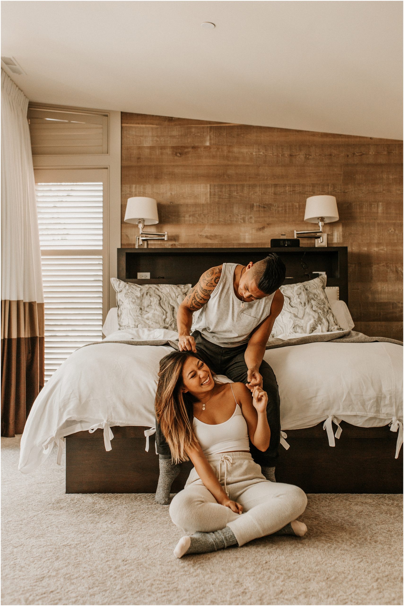 Cozy In-Home Couples Session at The Carriage House of New Hope, PA