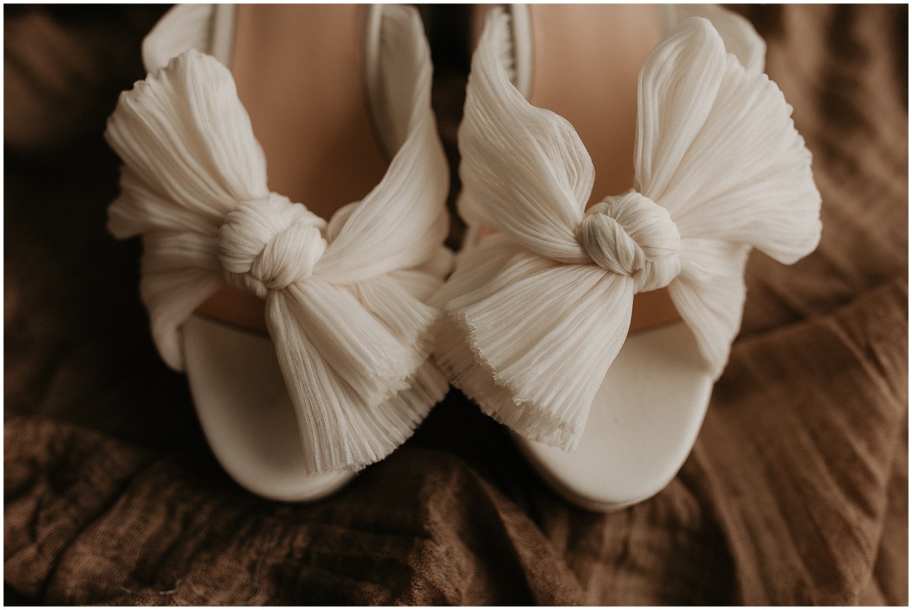 wedding heels with bows
