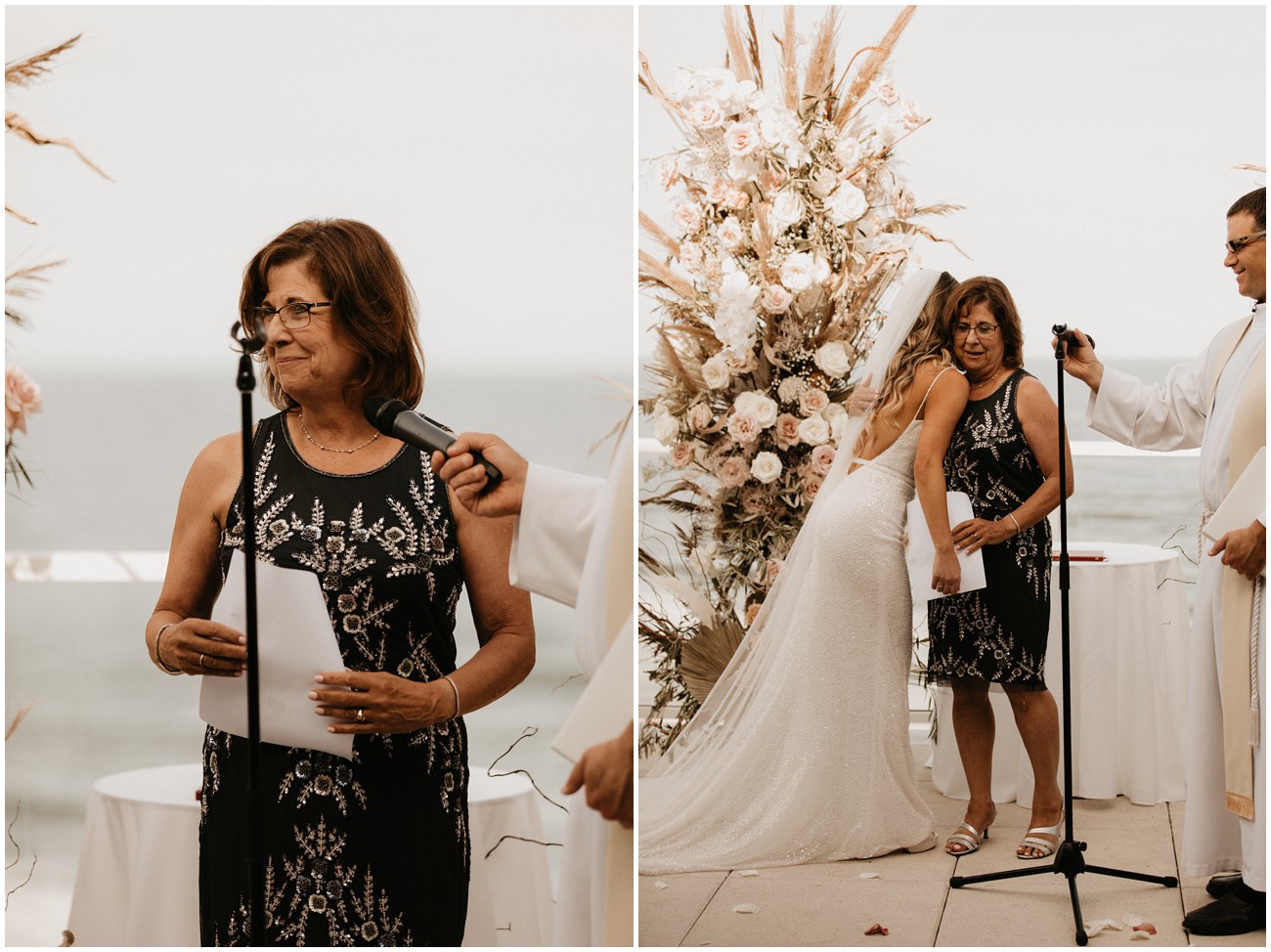 wedding ceremony at wave resort in long branch new jersey