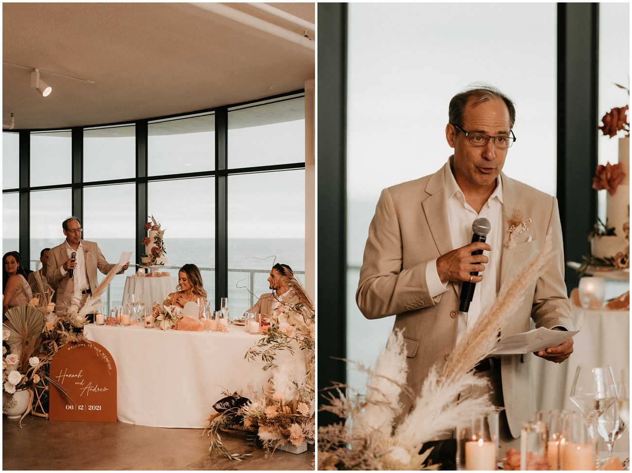 father of bride speech during reception at wave resort in long branch new jersey