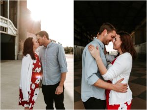 Asbury Park New Jersey Beach Couples Session NJ Wedding Photographer