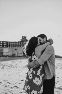 Asbury Park New Jersey Beach Couples Session NJ Wedding Photographer