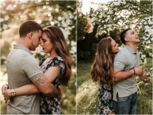 New Jersey Couple Nature Rutgers Gardens Engagement Session Tori Kelner Photography