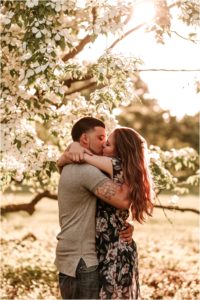 New Jersey Couple Nature Rutgers Gardens Engagement Session Tori Kelner Photography