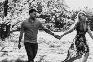 New Jersey Couple Nature Rutgers Gardens Engagement Session Tori Kelner Photography