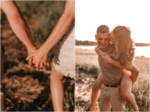 Long Island Backyard Lake Boat Engagement Session New Jersey Wedding Photographer