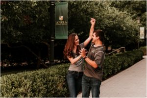 Loyola University Baltimore Maryland Engagement Session New Jersey Wedding Photographer