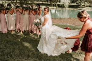 Windows on the Water at Frogbride Summer July Wedding Artichoke Blush Maroon Yellow Lace Outdoor Ceremony Tent Wedding New Jersey Wedding Photographer