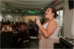Windows on the Water at Frogbride Summer July Wedding Artichoke Blush Maroon Yellow Lace Outdoor Ceremony Tent Wedding New Jersey Wedding Photographer