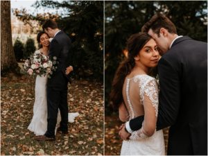 Forest Lodge Warren NJ Fall November New Jersey NJ Wedding Photographer