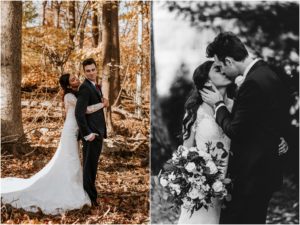 Forest Lodge Warren NJ Fall November New Jersey NJ Wedding Photographer