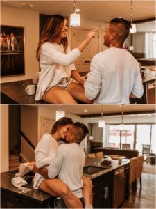In-Home Baking Couples Session at The Carriage House of New Hope, PA
