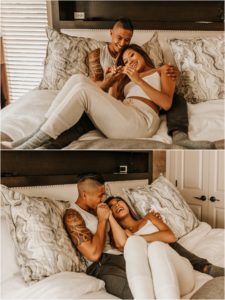 Cozy In-Home Couples Session at The Carriage House of New Hope, PA