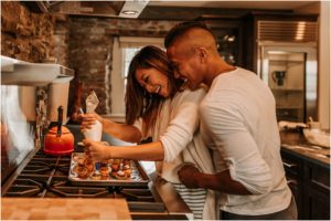 In-Home Baking Couples Session at The Carriage House of New Hope, PA